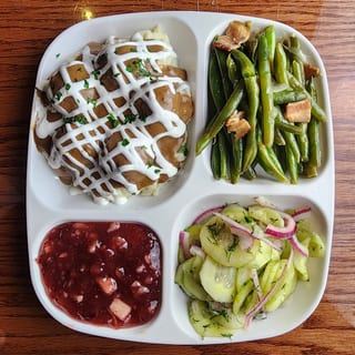 Swedish Meatballs (PLATE- Base & 2 Sides)